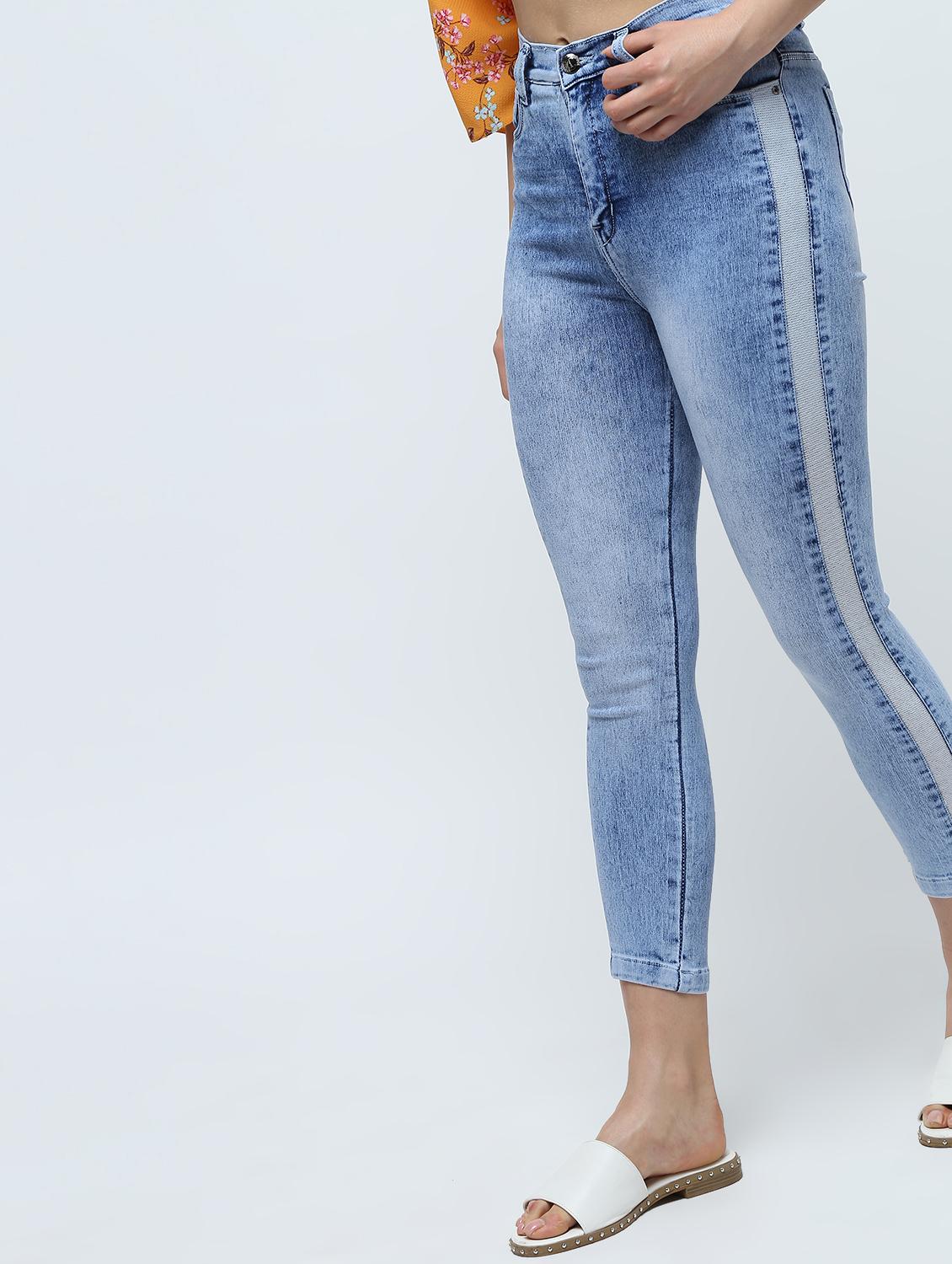 high rise stone washed jeans - 16332353 - Zoom Image - 3
