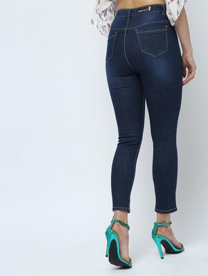 high rise stone washed jeans - 16332363 - Standard Image - 3