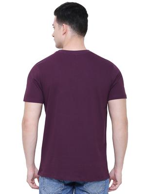 purple solid t-shirt - 16333211 - Standard Image - 3