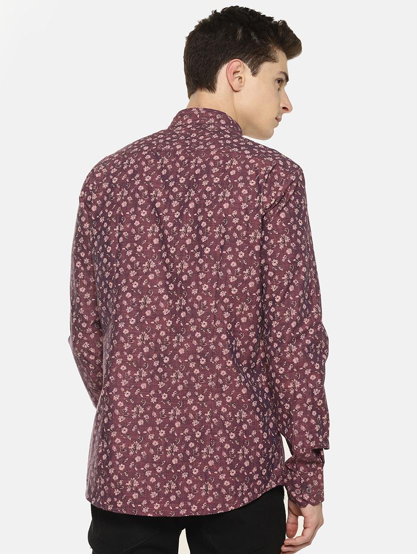 pink floral print casual shirt - 16334673 - Zoom Image - 3