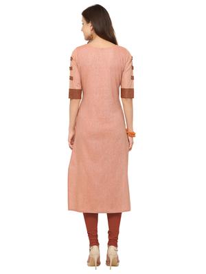 patchwork printed straight kurta - 16334913 - Standard Image - 3