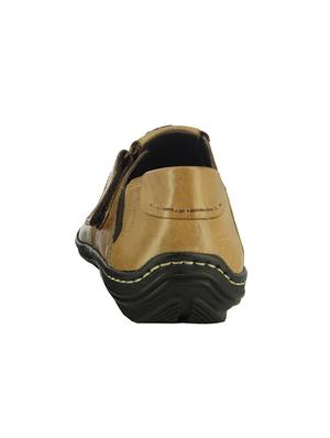 beige leatherette back strap sandals - 16336126 - Standard Image - 3