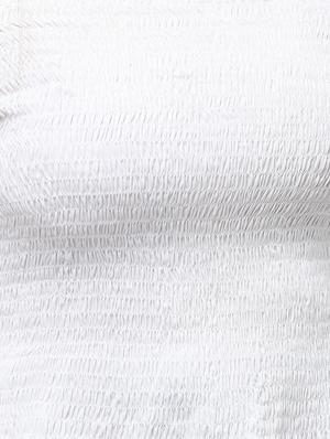 smock detail bell sleeved top - 16336464 - Standard Image - 6
