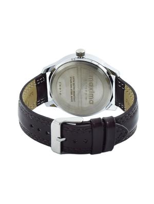 maxima black dial analog watch for men - o-52021lmgi - 16337272 - Standard Image - 3