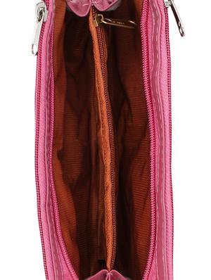 pink leather regular purse - 16340909 - Standard Image - 3
