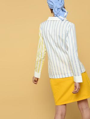 long sleeved striped shirt - 16340925 - Standard Image - 3