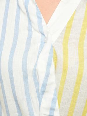 long sleeved striped shirt - 16340925 - Standard Image - 6