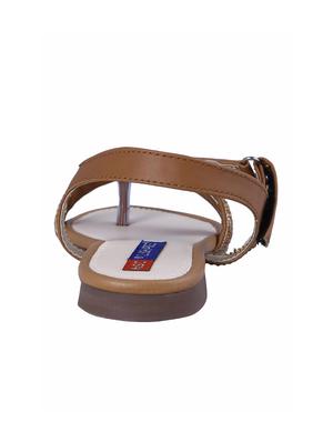 tan back strap sandals - 16341955 - Standard Image - 3