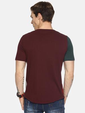 multi color block t-shirt - 16345806 - Standard Image - 3