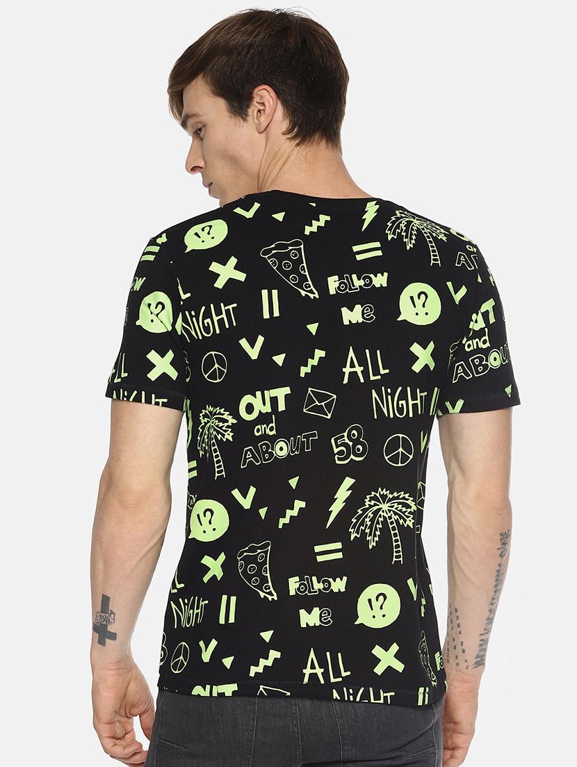 black all over print t-shirt - 16345813 - Zoom Image - 3