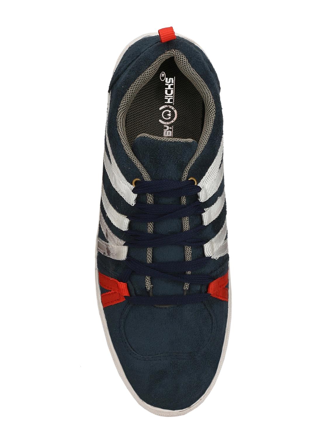 blue suede lace up sneakers - 16346560 - Zoom Image - 3