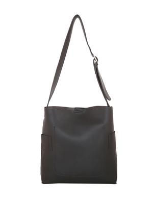 black leatherette (pu) regular sling bag combo - 16347335 - Standard Image - 3