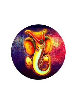 Studio Shubham wooden Lord Ganesha wall plates for hanging(Set of 3) - 16351089 - Standard Image - 3