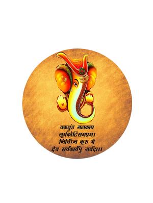 Studio Shubham wooden Lord ganesha wall plates for hanging(Set of 3) - 16351110 - Standard Image - 3