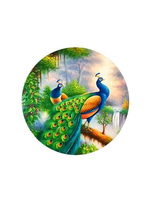 Studio Shubham wooden Lord krishna painting wall plates for hanging(Set of 3) - 16351122 - Standard Image - 3
