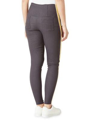 side tape high rise jeggings - 16354386 - Standard Image - 3