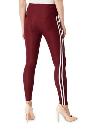 side tape high rise jeggings - 16354390 - Standard Image - 3
