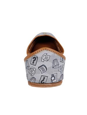 grey slip on jutis - 16355024 - Standard Image - 3