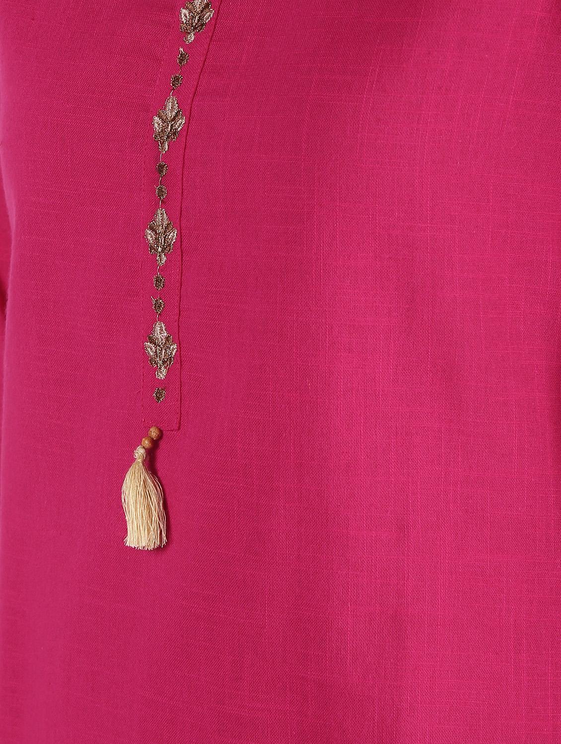embroidered straight kurti - 16355758 - Zoom Image - 6