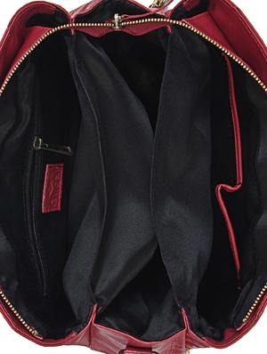 red leather regular handbag - 16355762 - Standard Image - 3