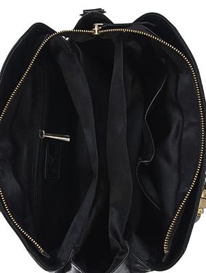 black leather regular handbag - 16355888 - Standard Image - 3