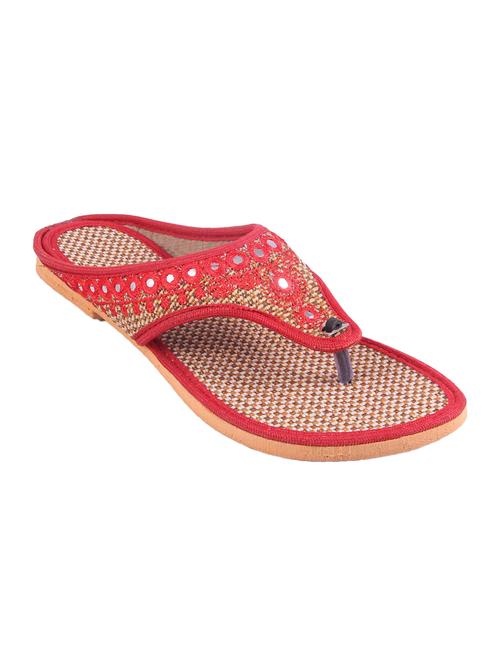 red toe separator sandals - 16356442 - Standard Image - 1