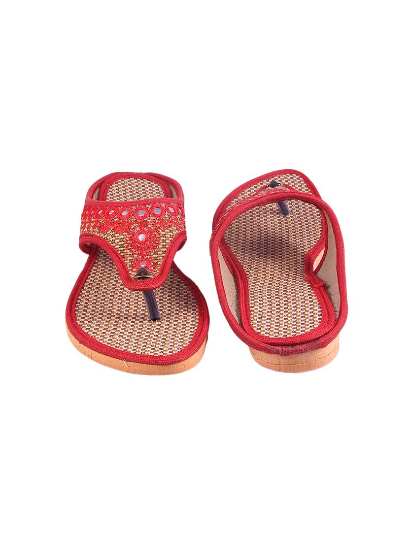 red toe separator sandals - 16356442 - Zoom Image - 3