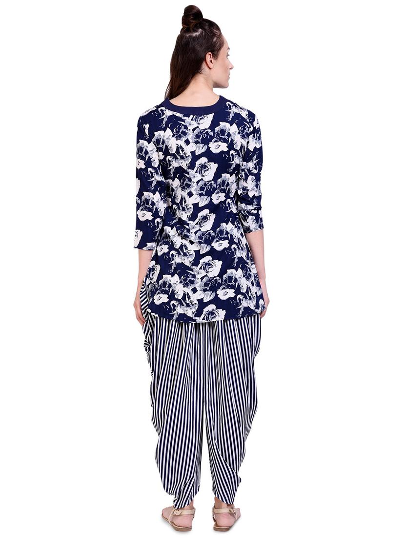 floral printed kurta salwar set - 16357019 - Zoom Image - 3