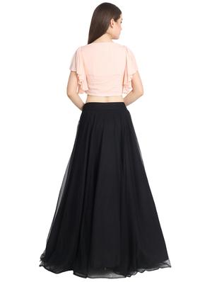 solid pastel lehenga - 16358792 - Standard Image - 3