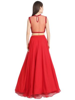 sequins a-line lehenga - 16358803 - Standard Image - 3