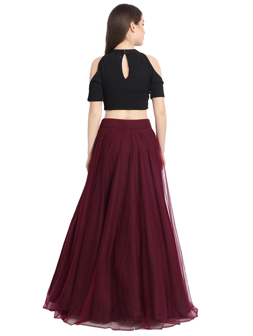 key hole a-line lehenga - 16358809 - Zoom Image - 3