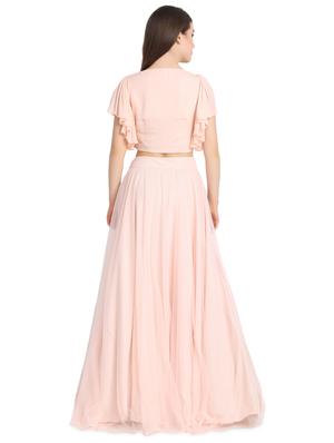 ruffle a-line lehenga - 16358817 - Standard Image - 3