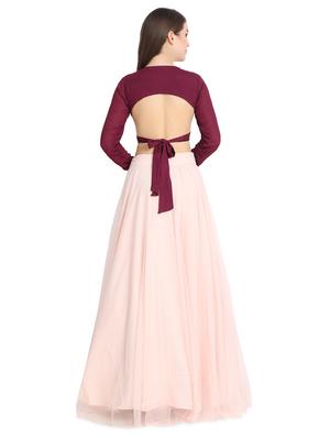 criss cross lehenga - 16358819 - Standard Image - 3