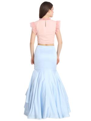 ruffle a-line lehenga - 16358825 - Standard Image - 3
