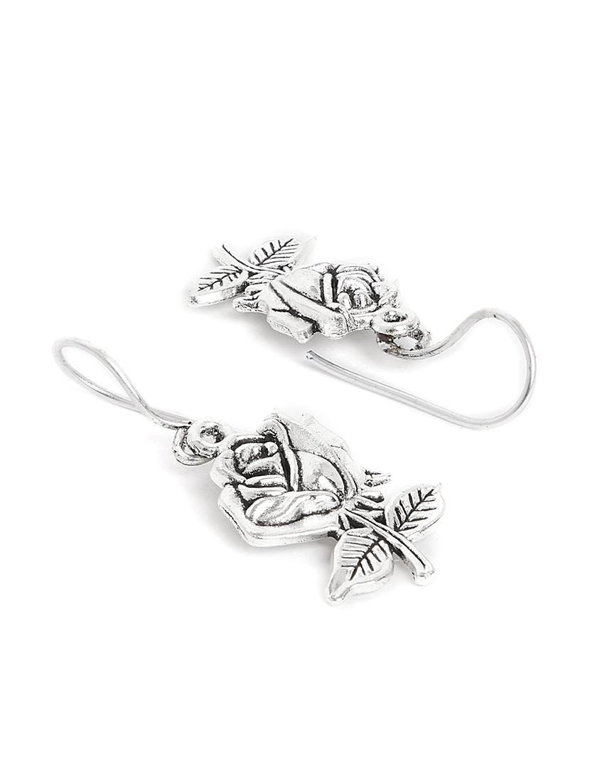 silver drop earring - 16360386 - Zoom Image - 3