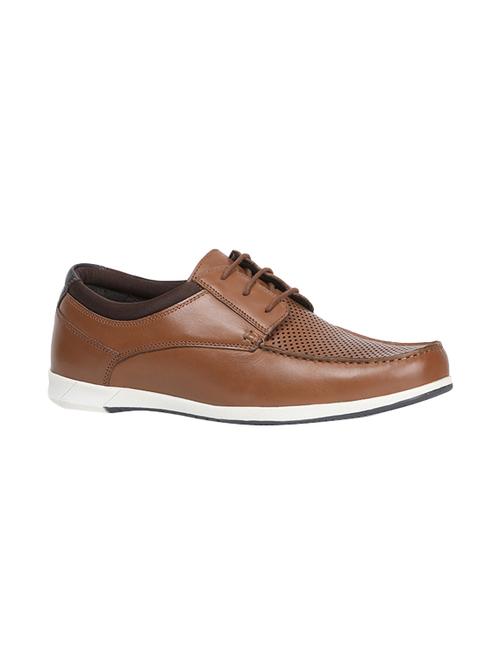 brown leather lace up shoes - 16360952 - Very Small Image - 1