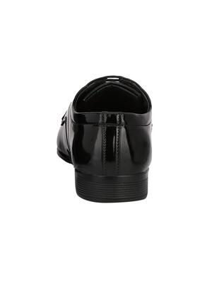 black patent leather lace-up derbys - 16361412 - Standard Image - 3