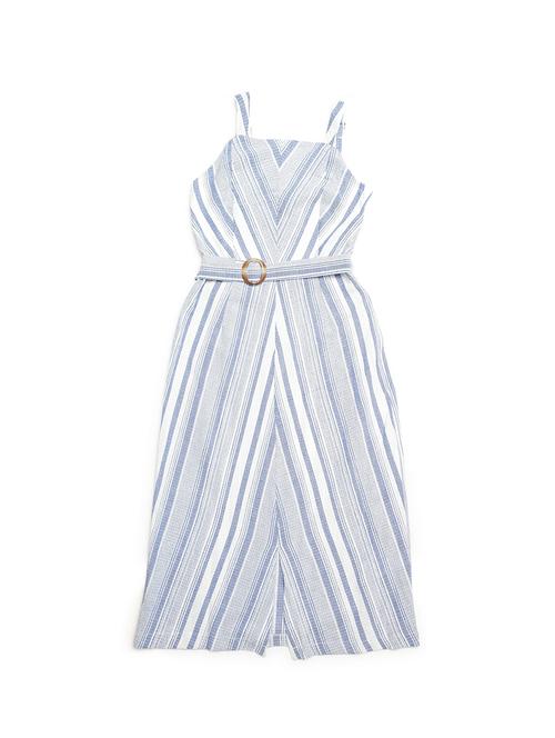 shoulder strap striped dress - 16361744 - Very Small Image - 1