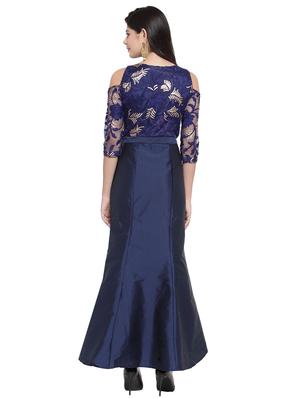 cold shoulder embellished gown - 16368047 - Standard Image - 3