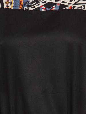 drawstring aztec blouson dress - 16368057 - Standard Image - 3