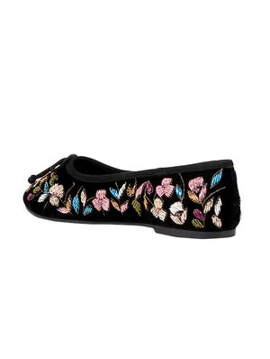 black slip on ballerinas - 16370222 - Standard Image - 3