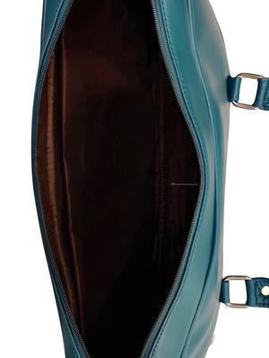 green leatherette (pu) laptop laptop bag - 16370304 - Standard Image - 3
