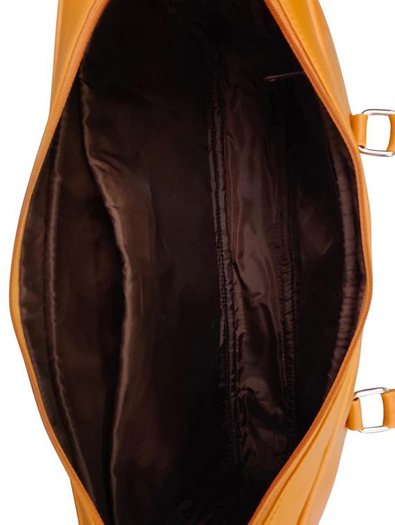 orange leatherette (pu) laptop bag - 16370307 - Zoom Image - 3
