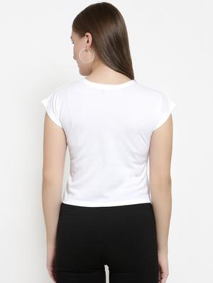quirky print crop t-shirt - 16372834 - Standard Image - 3
