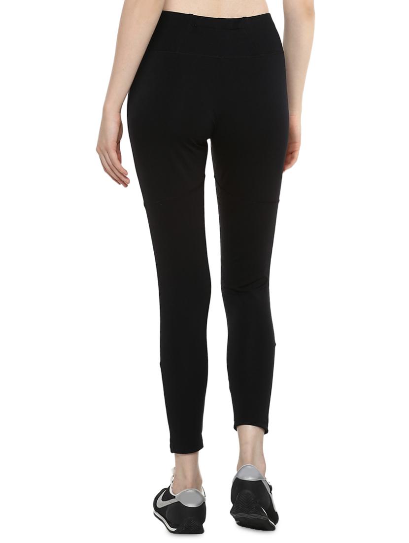 high rise solid sports leggings - 16373236 - Zoom Image - 3