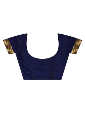bordered kanjivaram saree with blouse - 16379082 - Standard Image - 3