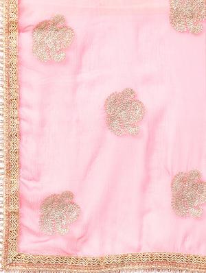 gold embroidered unstitched suit - 16380564 - Standard Image - 6