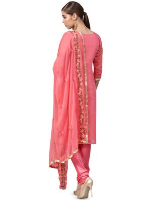 embroidered unstitched suit - 16380568 - Standard Image - 3
