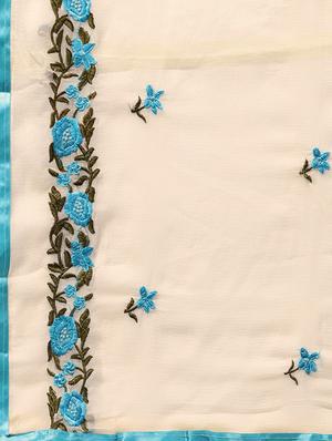 embroidered unstitched suit - 16380570 - Standard Image - 6