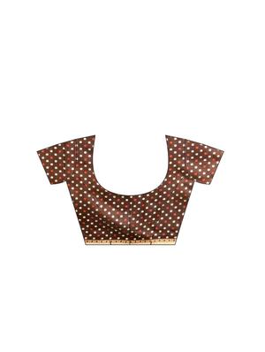 conversational printed saree with blouse - 16380819 - Standard Image - 3